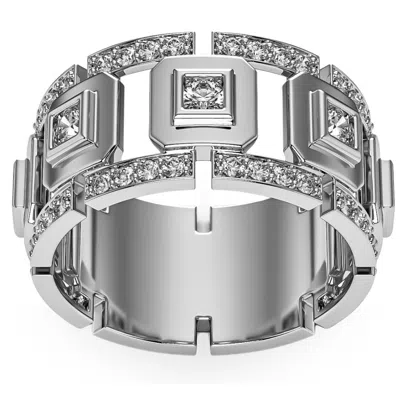 Pompeii3 1 1/4ct Diamond Ring Men's Lab Grown Wedding Band In White, Yellow, Or Rose Gold In Silver