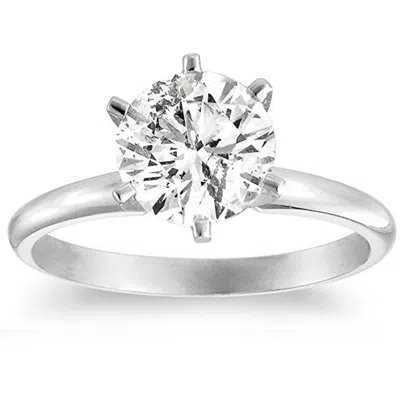 Pompeii3 1 1/4ct Solitaire Diamond Engagement Ring 14k White Gold In Multi