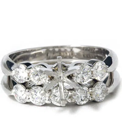 Pompeii3 1 1/5ct Diamond Engagement Ring Setting Mount In Multi