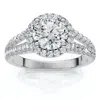 Pompeii3 1 1/5ct Divine Diamond Engagement Ring 14k Gold Or Platinum Lab Grown In Metallic
