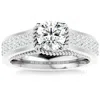 Pompeii3 1 3/4ct Diamond & Moissanite Designed Accent Engagement Ring In 10k Gold In Multi
