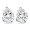 Pompeii3 1 3/8ct Diamond Studs 14k White Gold In Silver