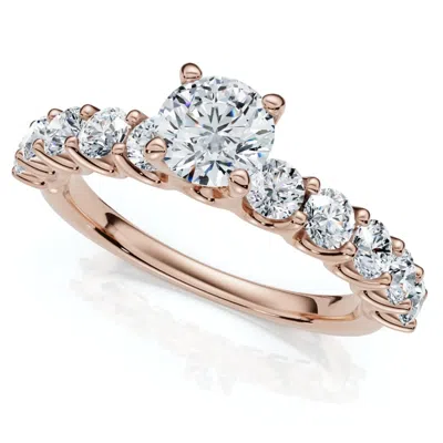Pompeii3 1 Ct Diamond Engagement Ring In 14k White, Yellow, Or Rose Gold In Multi