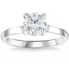 Pompeii3 1 Ct Diamond Solitaire Engagement Ring 14k White Gold In Multi