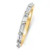 Pompeii3 1 Ct Emerald Cut Diamond East To West Wedding Stackable Ring 14k Gold Lab Grown In Multi