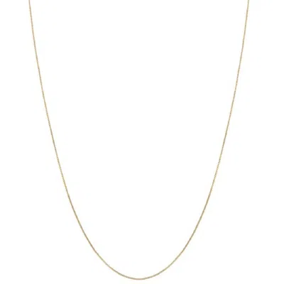 Pompeii3 10k Yellow Gold Box Chain (18-inch) In Pink