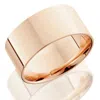 Pompeii3 10mm Flat High Polished Wedding Band 14k Rose Gold Size Selectable In Multi