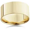 Pompeii3 10mm Flat High Polished Wedding Band 14k Yellow Gold Size Selectable In Gold