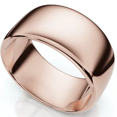 Pompeii3 10mm High Polished Wedding Band 14k White Gold Size Selectable In Multi