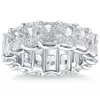 Pompeii3 11 1/2ct Tw Radiant Cut Diamond Eternity Ring 14k Gold Or Platinum Lab Grown In Multi