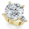 Pompeii3 11.75ct Diamond Marquise Accent Ring, 14k Gold Or Platinum Lab Grown In Multi