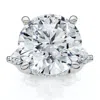 Pompeii3 11.75ct Diamond Marquise Accent Ring, 14k Gold Or Platinum Lab Grown In Silver