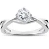 Pompeii3 1/2 Ct Round Solitaire Diamond Vintage Engagement Ring 14k White Gold In Multi