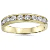 Pompeii3 1/2ct 14k Yellow Gold Channel Set Diamond Wedding Ring In Multi