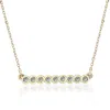 Pompeii3 1/2ct Bar Pendant Diamond Necklace In 14k Yellow Gold In Multi