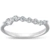 Pompeii3 1/2ct Diamond Journey Ring 14k White Gold In Silver