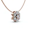 Pompeii3 1/2ct Diamond Pendant Women's Necklace 14k Gold Lab Grown In Multi