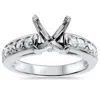 Pompeii3 1/2ct Diamond Semi Mount Ring 14k White Gold In Multi