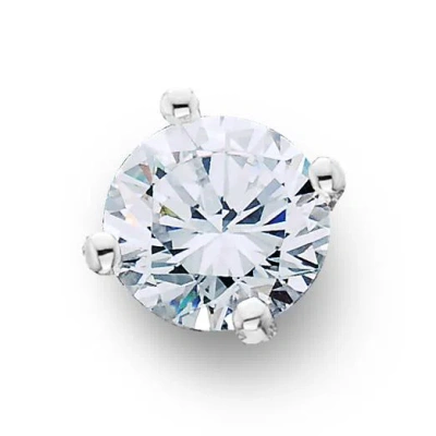 Pompeii3 1/2ct Diamond Single Stud Earring 14k White Gold In Multi