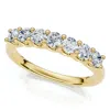 Pompeii3 1/2ct Diamond Wedding Ring Gold U Prong Lab Grown In Silver