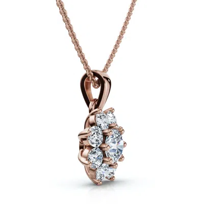 Pompeii3 1/2ct Lexi Diamond Pendant 14k Gold 18" Necklace Lab Grown Ef/vs In Multi