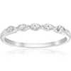 Pompeii3 1/2ct Marquise Diamond Five Stone Wedding Ring 14k White Gold In Multi