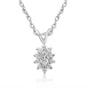 Pompeii3 1/2ct Marquise Halo Pave Diamond Solitaire Pendant 14k White Gold In Multi