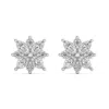 Pompeii3 1/2ct Marquise Star Diamond Earrings 14k Gold Earrings Lab Grown In Silver