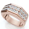 Pompeii3 1/2ct Men's Diamond High Polished Wedding Ring Lab Grown Anniversary Band In Multi