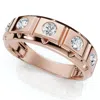 Pompeii3 1/2ct Men's Diamond High Polished Wedding Ring Lab Grown Anniversary Band In Multi