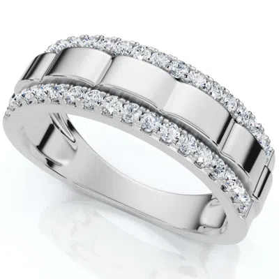 Pompeii3 1/2ct Men's Diamond Ring In 10k White Or Yellow Gold In Multi