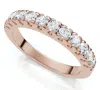 Pompeii3 1/2ct Pave Diamond Wedding Anniversary Stackable Ring Gold Lab Grown In Multi