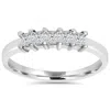 Pompeii3 1/2ct Princess Cut Diamond 14k White Gold Wedding Ring In Silver