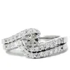 Pompeii3 1/2ct Semi Mount Engagement Curve Wedding Ring Set 14k In Multi