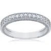 Pompeii3 1/2ct Vintage Diamond Wedding Ring 14k White Gold In Multi