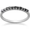 POMPEII3 1/3CT BLACK DIAMOND RING 10K WHITE GOLD