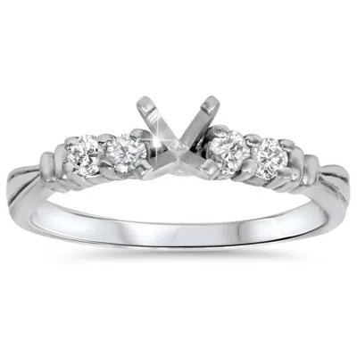 Pompeii3 1/3ct Diamond Engagement Semi Mount Ring Setting 14k In Multi