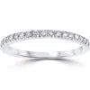 Pompeii3 1/3ct Diamond Ring Womens Wedding Anniversary Band 10k White Gold In Silver