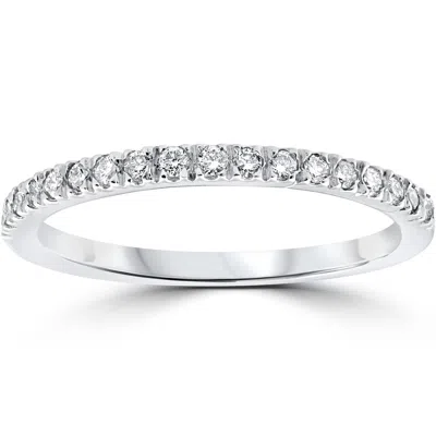 Pompeii3 1/3ct Diamond Ring Womens Wedding Anniversary Band 10k White Gold In Silver