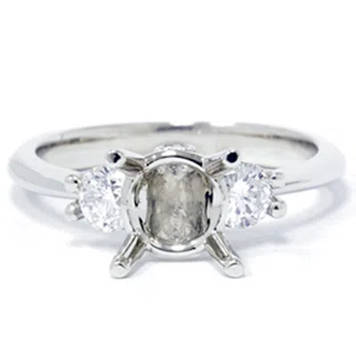 Pompeii3 1/3ct Diamond Semi-mount Engagement Ring 14k Setting In Multi