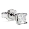 Pompeii3 1/3ct Diamond Stud 14k White Gold In Silver