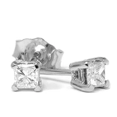 Pompeii3 1/3ct Diamond Studs 14k White Gold In Multi