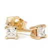 Pompeii3 1/3ct Diamond Studs 14k Yellow Gold In Silver