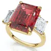 Pompeii3 13ct Ruby & Diamond Ring 14k Gold Or Platinum Lab Grown