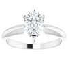 Pompeii3 1/3ct Solitaire Pear Shape Diamond Engagement Ring In 14k White Or Yellow Gold In Multi