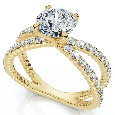 Pompeii3 1.40ct Tori Diamond Engagement Ring 14k Gold Or Platinum Lab Grown In Multi