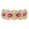 Pompeii3 1.43ct Ruby & Diamond Ring 10k Yellow Gold Lab Grown Size: 7 In Gold