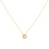 Pompeii3 1/4ct Diamond Bezel Pendant Solitaire Necklace 14k Yellow Gold Lab Grown In Gold