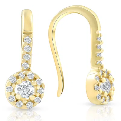Pompeii3 1/4ct Diamond Earrings Yellow Gold In Multi