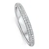 Pompeii3 1/4ct Diamond Micro Pave Wedding Ring Stackable Band 14k Gold Lab Grown In Multi